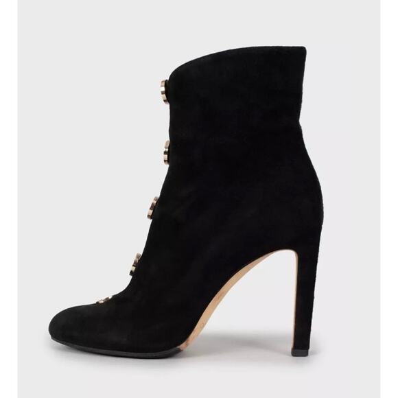 Jimmy Choo Shoes - Jimmy Choo Loretta Black Suede Ankle Boots - Sz 39